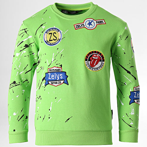 Sweat Crewneck Enfant Korgio Vert Clair