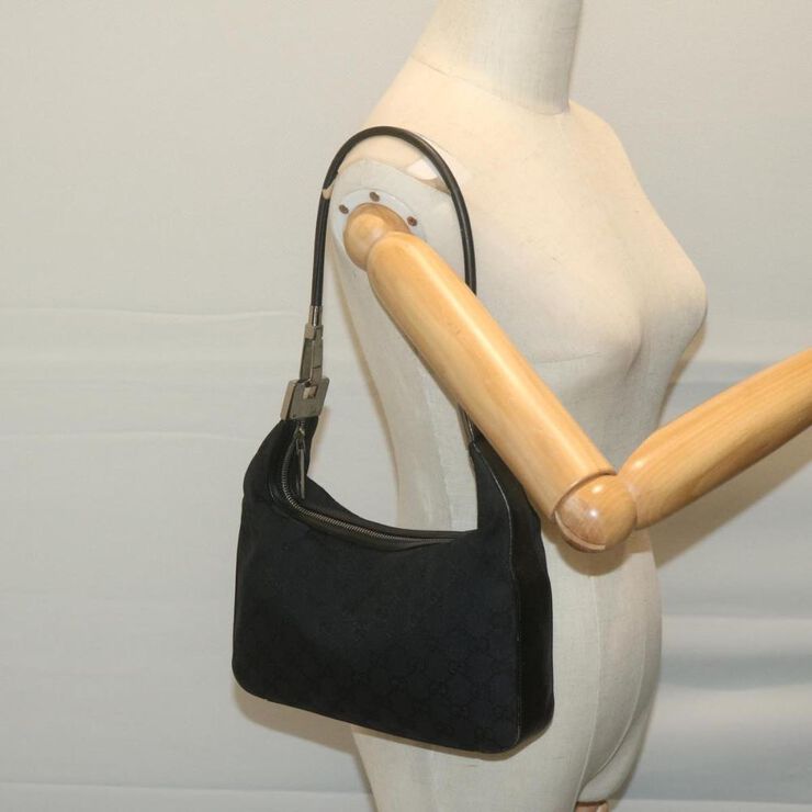 Gucci Vintage Gucci Shoulder Bag Black