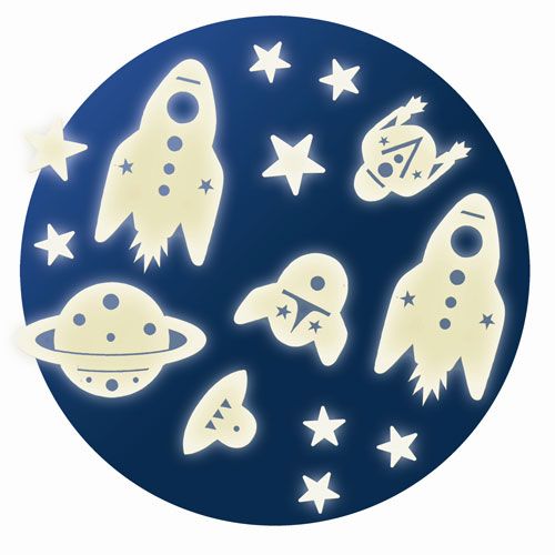 Djeco glow-in-the-dark - ruimte DD04591