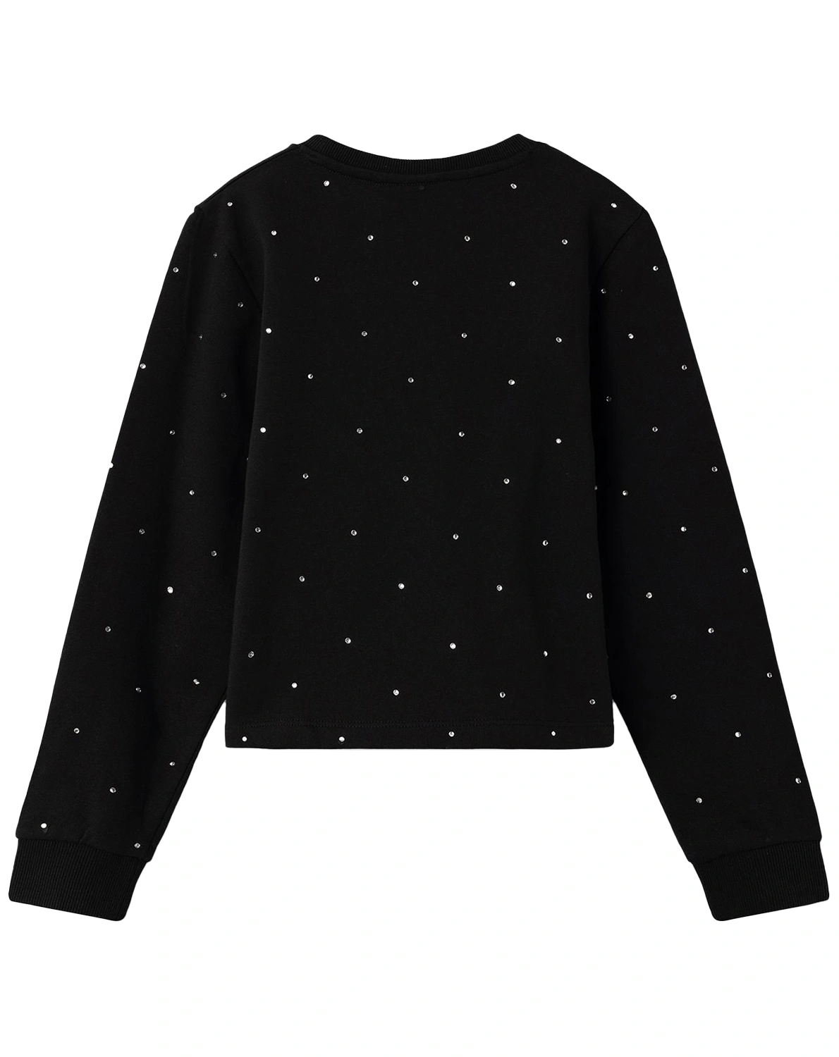 Sweatshirt NKF RHINESTONES in schwarz