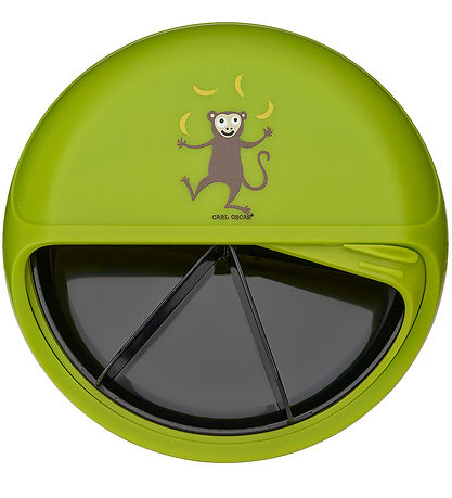 Carl Oscar Snackbox - MiniDisc - 12 cm - Limette m. Affe