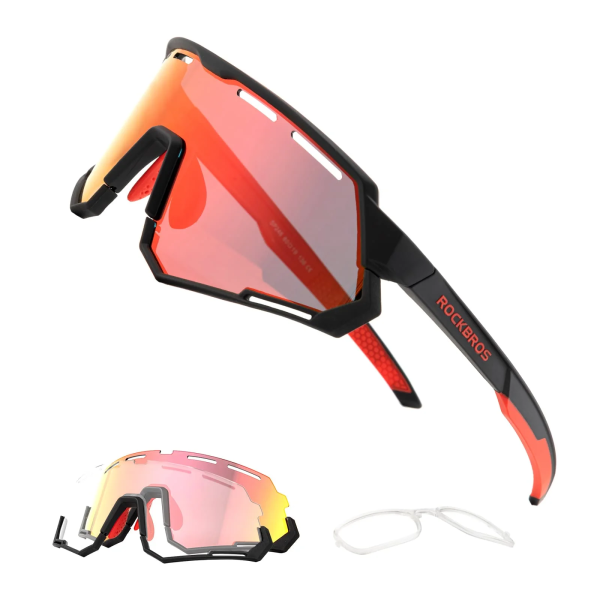 Rockbros 2-i-1 Cykelbriller, 2 Linser