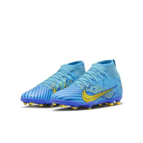 Nike Mercurial Superfly 9 Club MG Mbappé Personal Edition - Bleu/Blanc Enfant