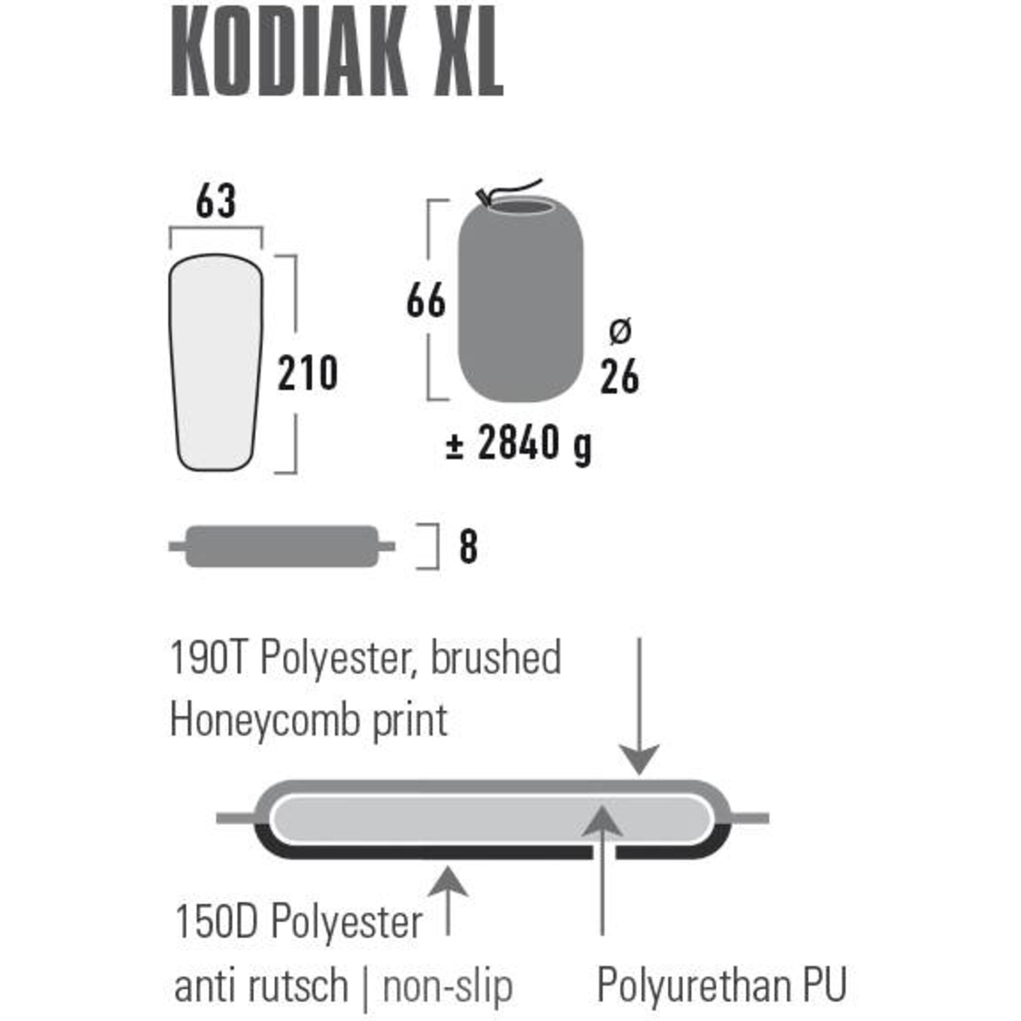 High Peak Matte Kodiak XL