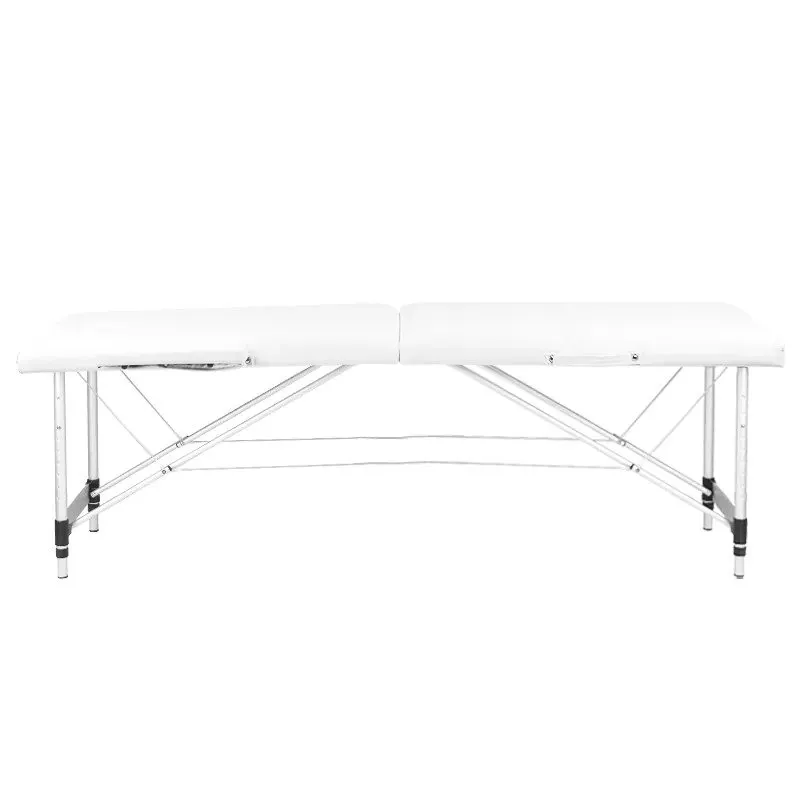 Activeshop sammenklappelig massagebriks 2-delt, aluminium, model Comfort Activ FIZJO, hvid