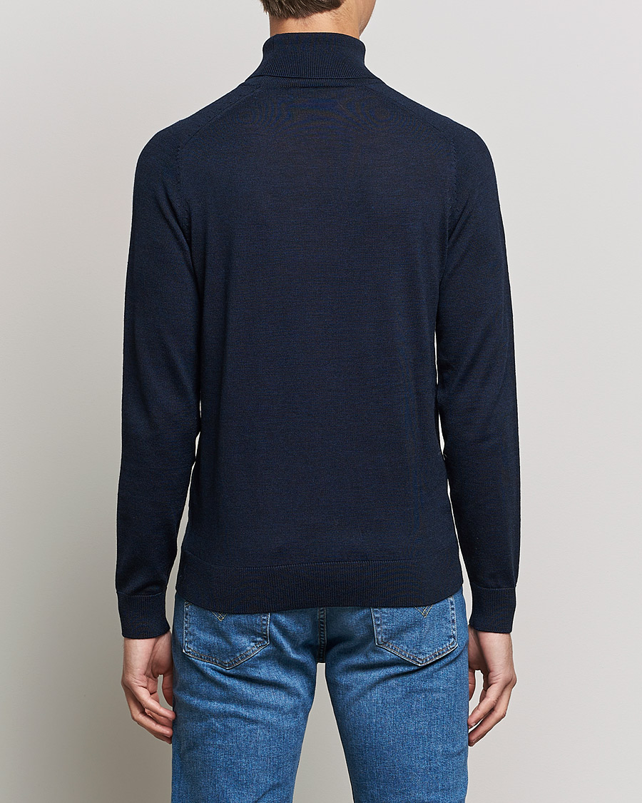 Morris Merino Rollneck Navy