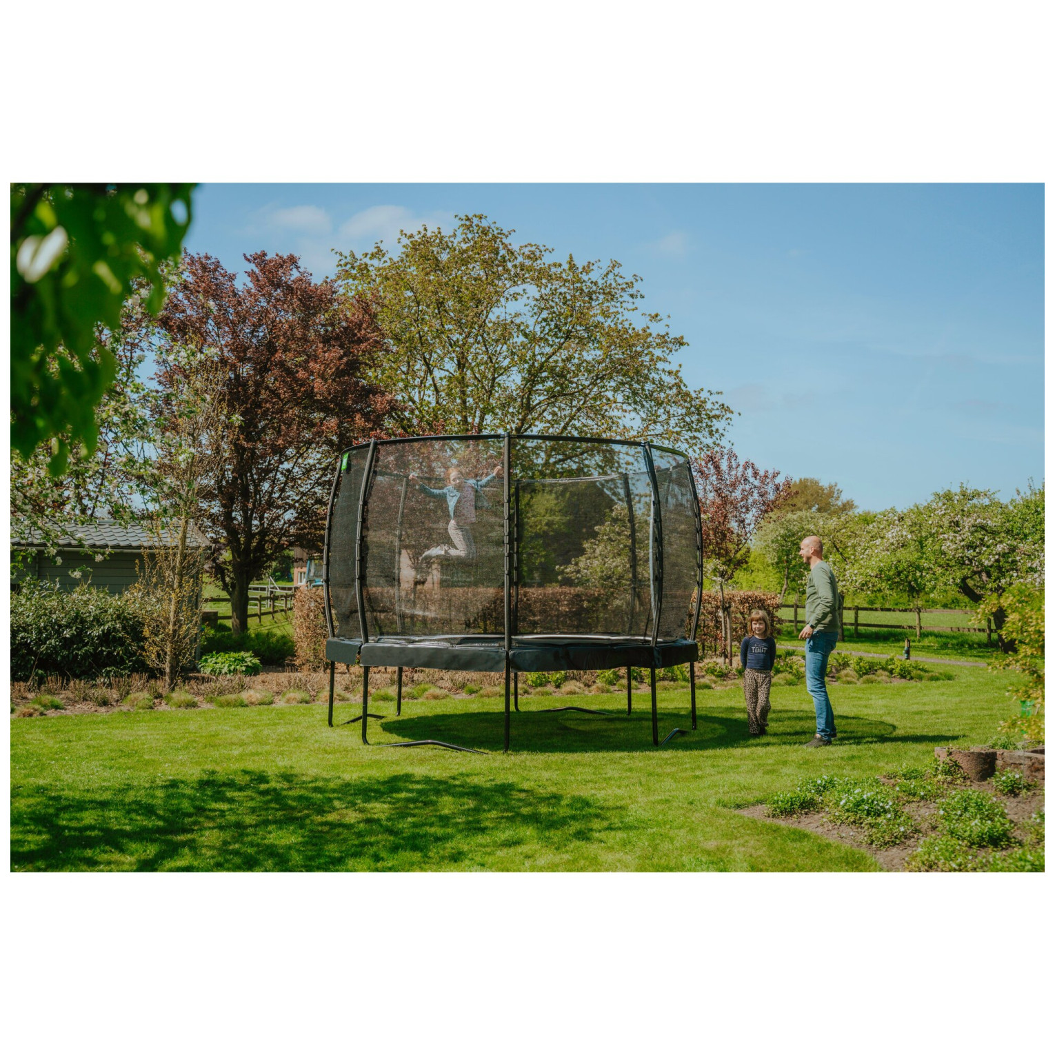 EXIT Allure Premium trampoline ø366cm - groen