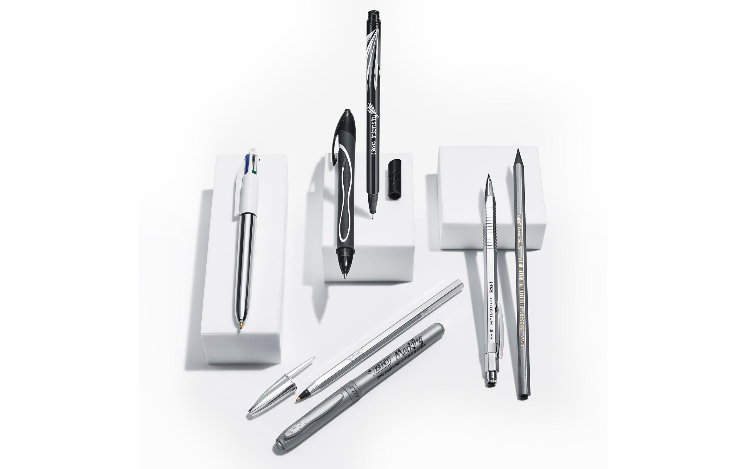 Kugelschreiber Silver Kit 8-teiligSchreibset von BIC
