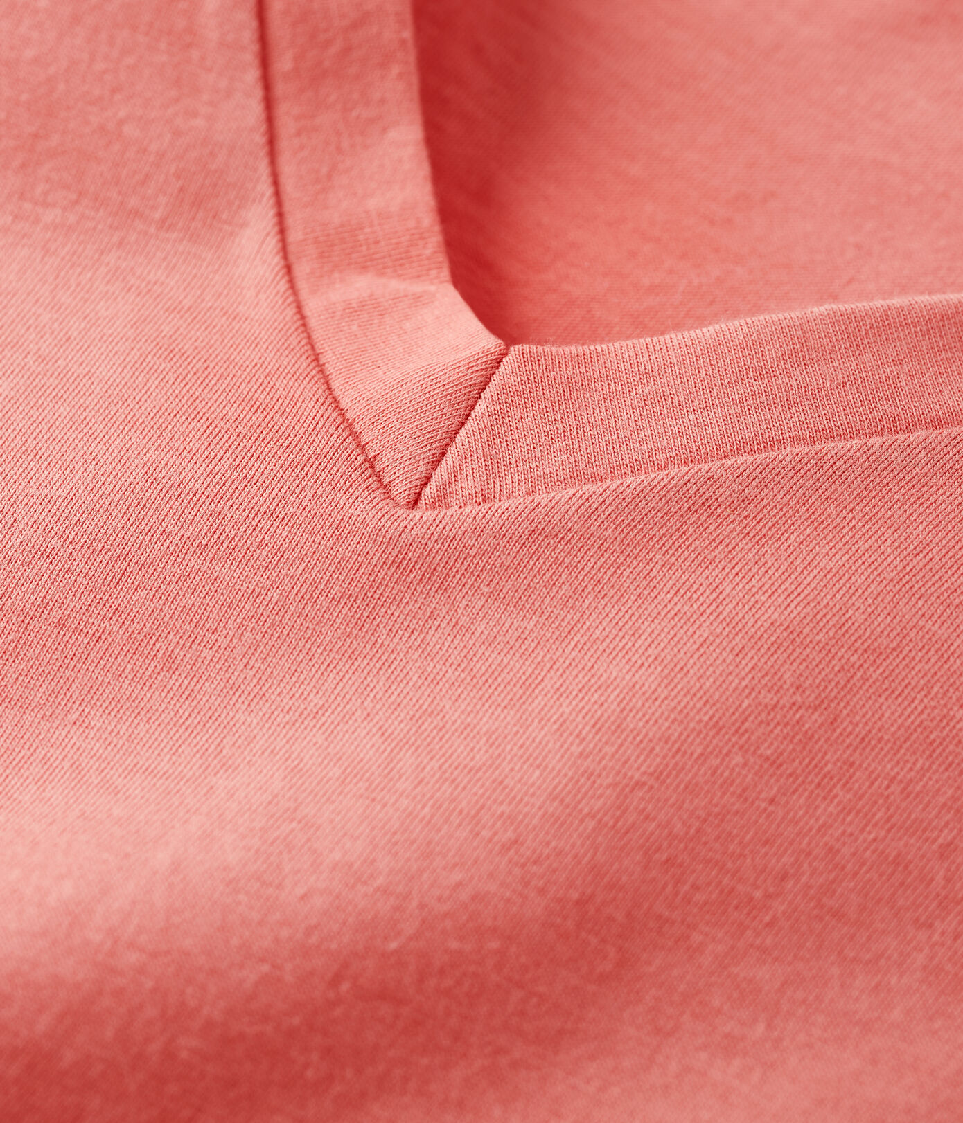 Tee-shirt LE DROIT col V en coton bio Femme
