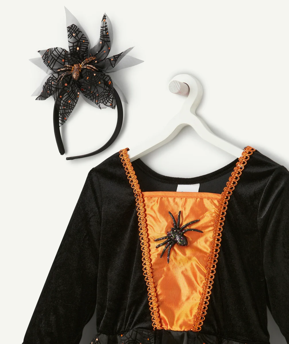 GREAT PRETENDERSDÉGUISEMENT SYBILLE LA SORCIÈRE NOIR ET ORANGE