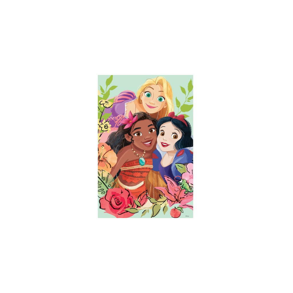 Puzzle Prime 3D - Princesses Disney - Boite Métal - 300 pièces