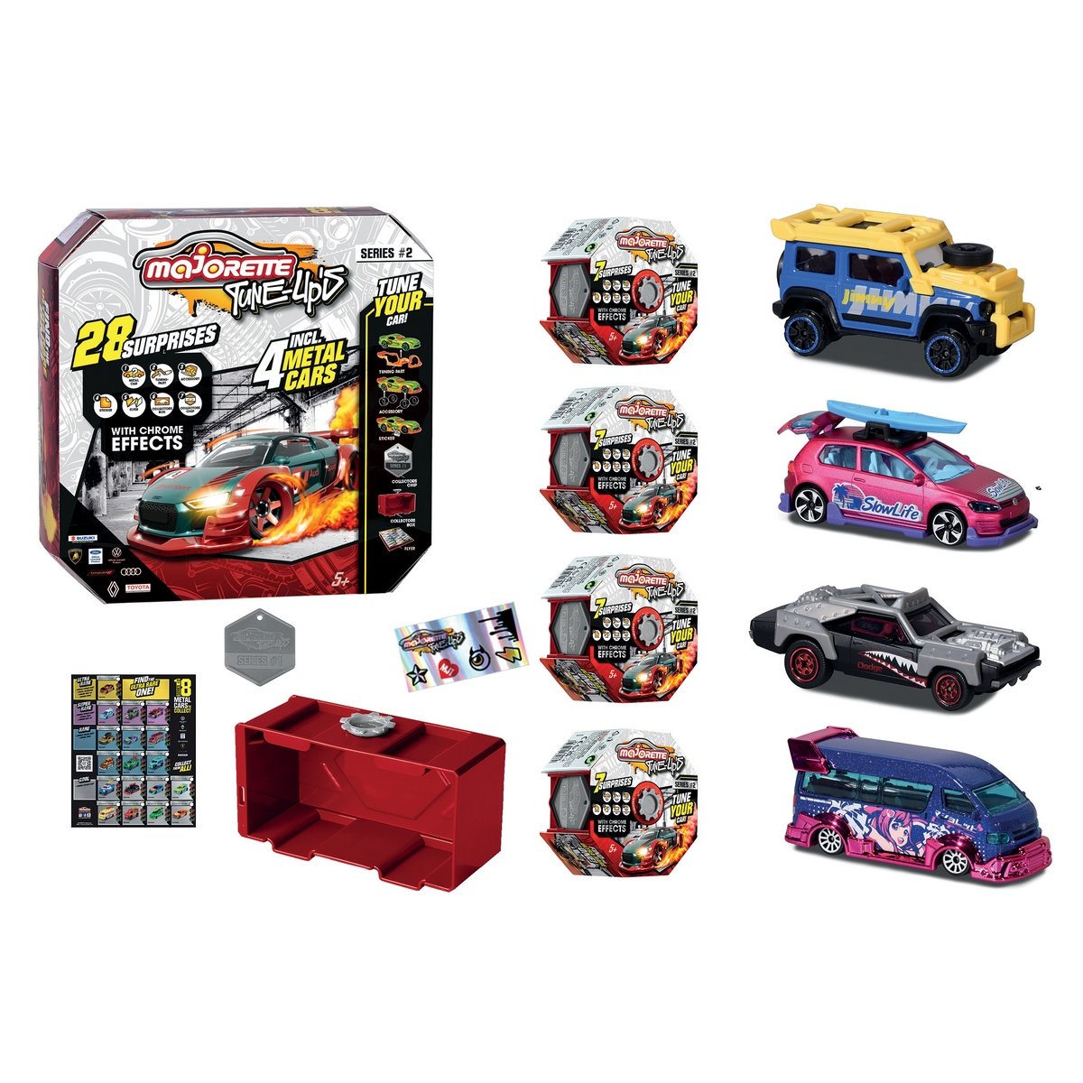 Coffret 4 véhicules Tune's up Majorette