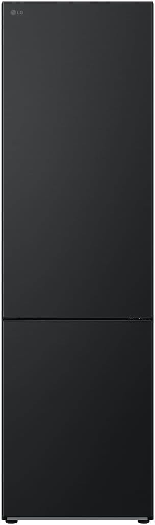 LG GBV22NCCEP Kühl-/Gefrierkombination – Smart Inverter Compressor, Total No Frost, Modern Flat Door Design, Matt Schwarz Metallic, Energieeffizienz C