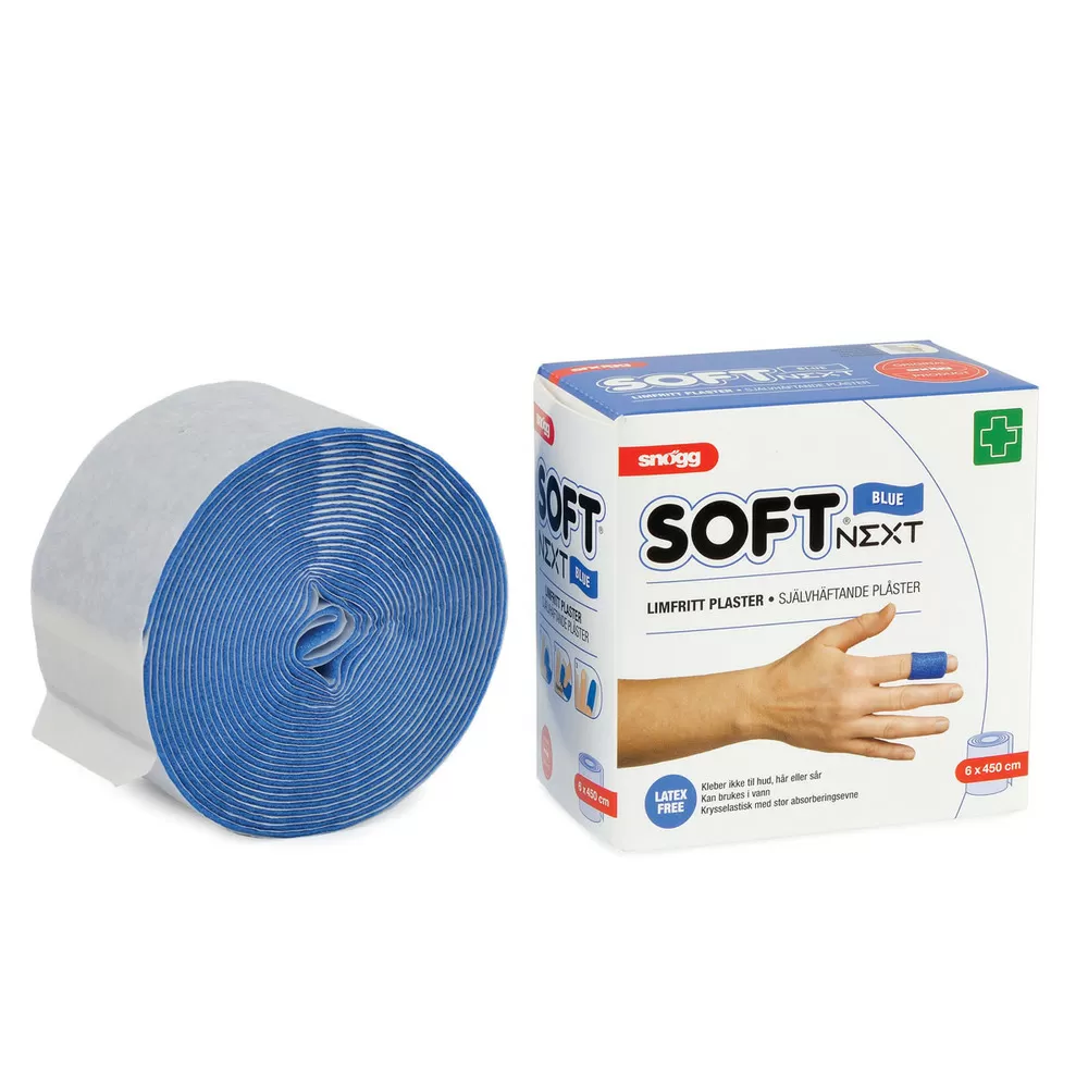 Snøgg SOFT Next plaster blå 6 x 450 cm