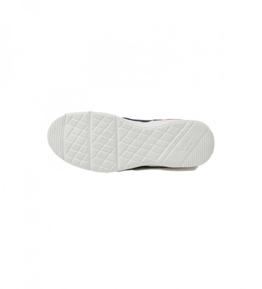 Tênis Pepe Jeans Jay Pro em couro azul-marinho