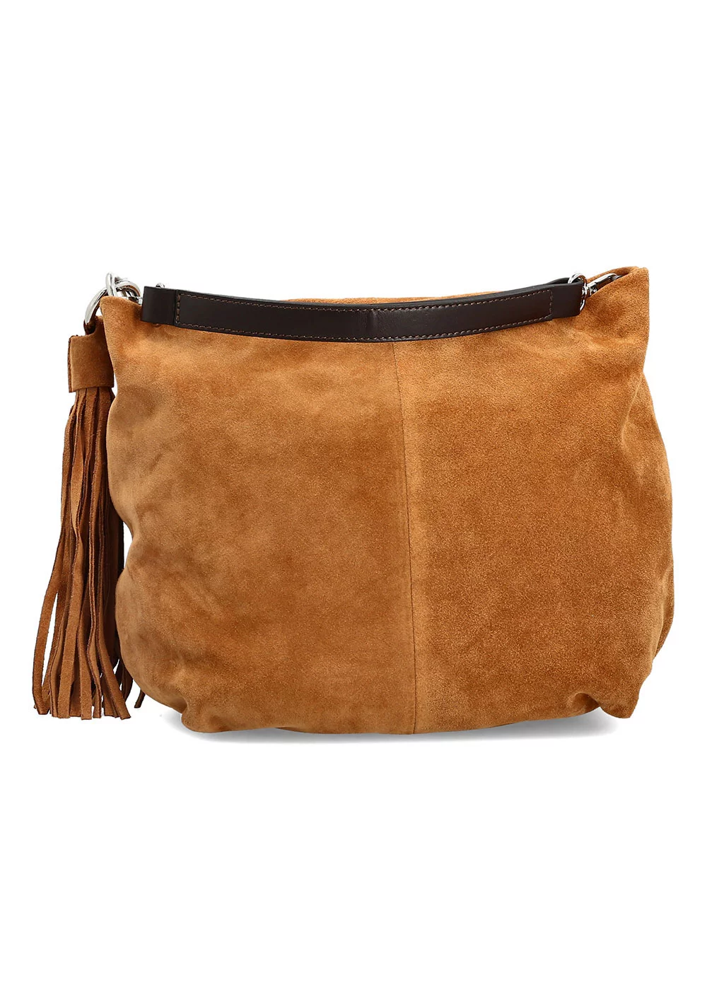 BESACE TASSEL SISKIYOU VELOURS CASTOR