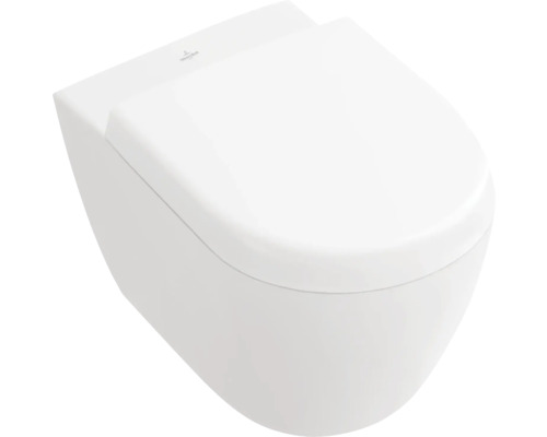 Villeroy & Boch wandcloset Subway 2.0, diepspoel, open rand, glanzend wit met coating, zonder toiletzitting 5606R0R1