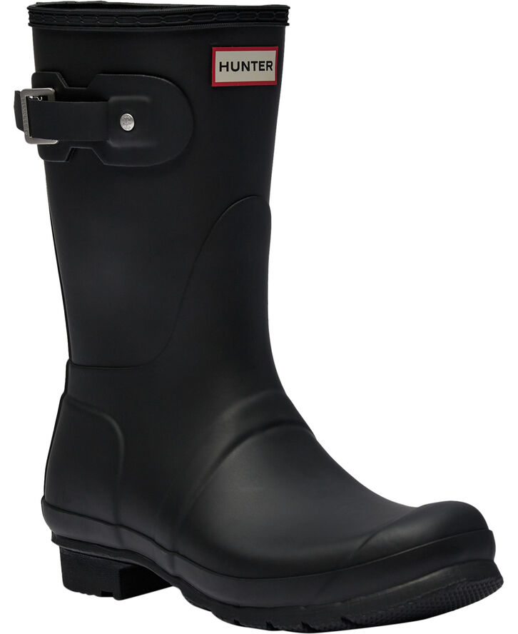 Hunter WOMENS ORIGINAL SHORT BOOT Black