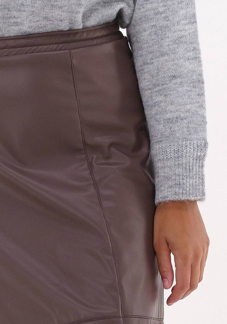 PENN & INK bruine penn & ink a-lijn skirt w22n1017