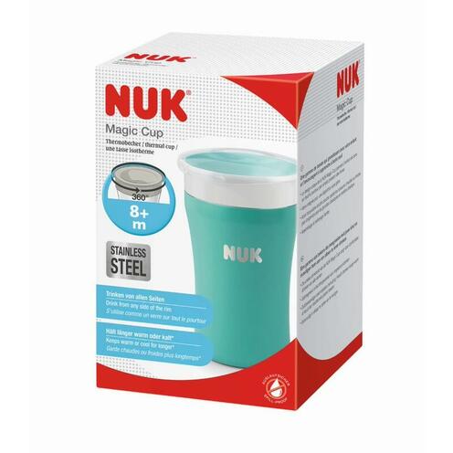 Mini Magic Cup Inox - Bleu 8m+ - NUK
