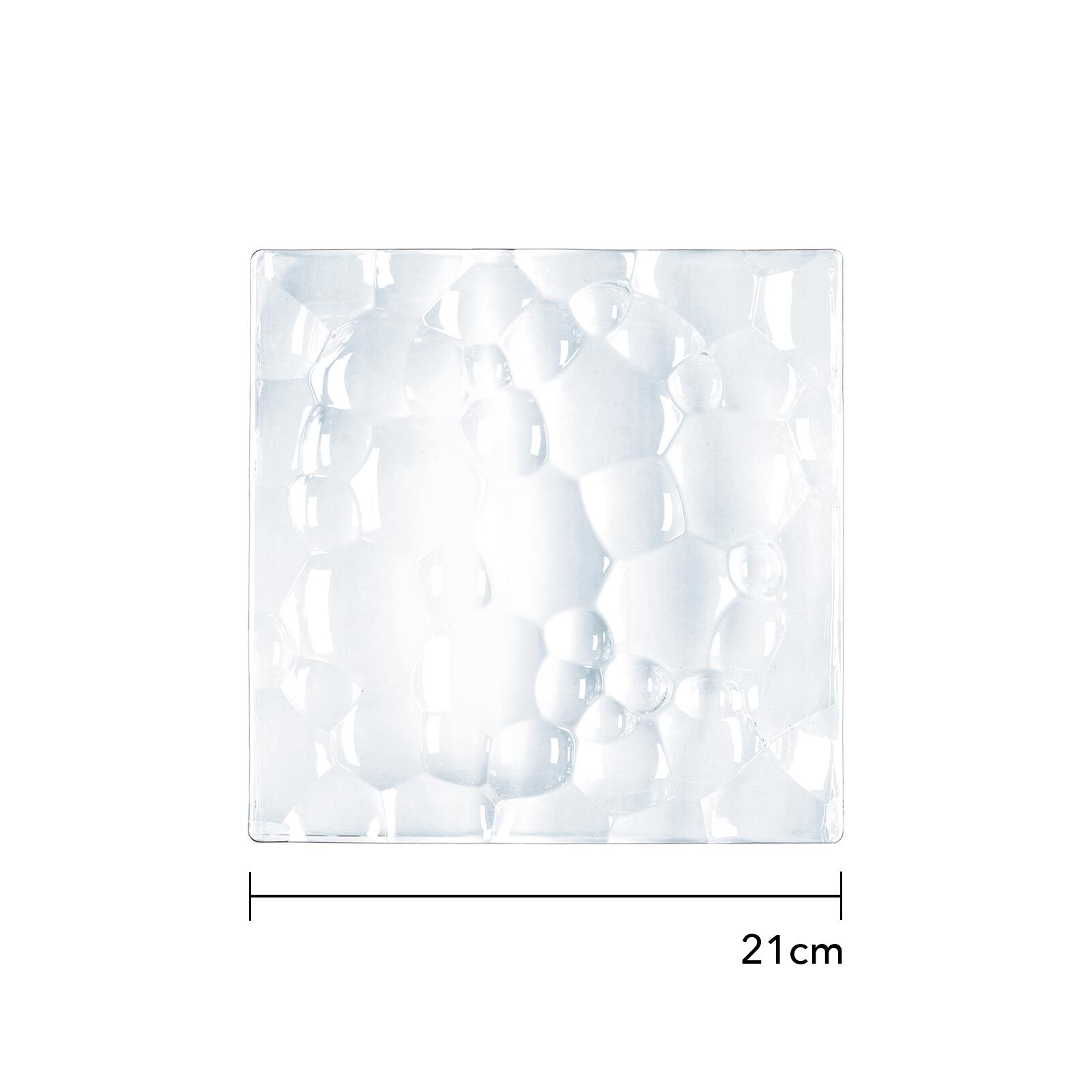 Nachtmann Platte quadratisch Sphere 21 x 21 cm 2er Set