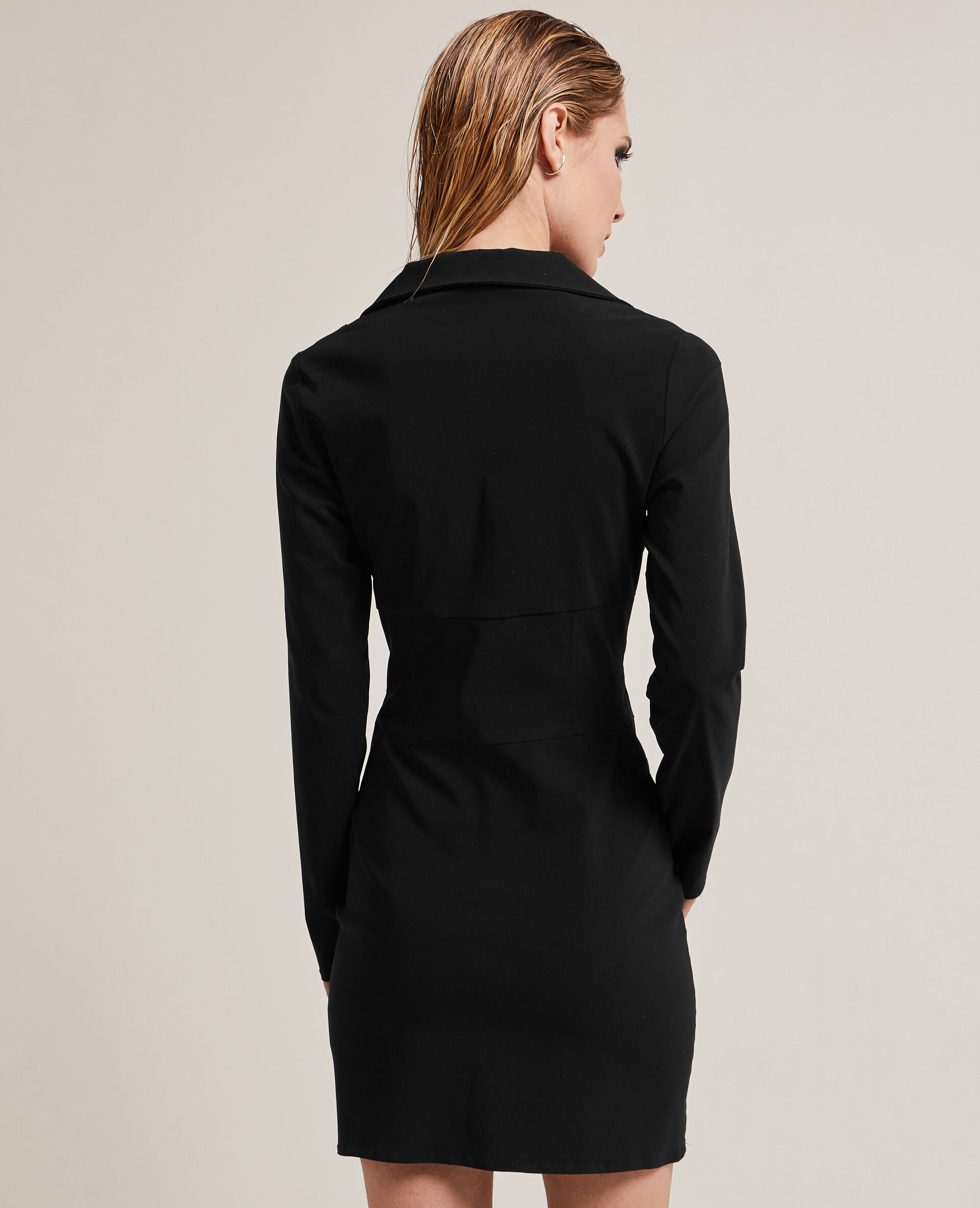 Robe zippée - Noir