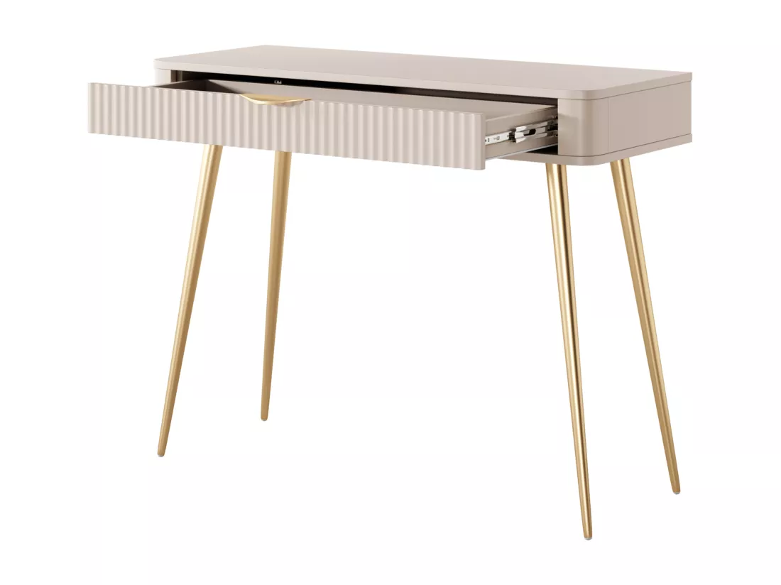 Console Versoe 110, Graphite, 78x101x38cm, Avec tiroirs