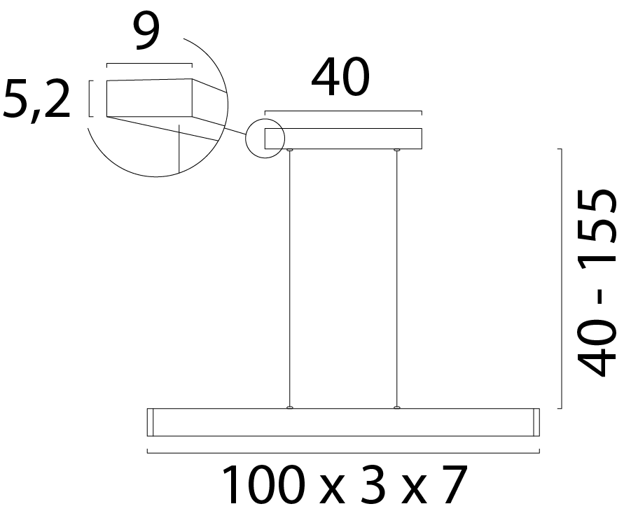 Hanglamp Atina