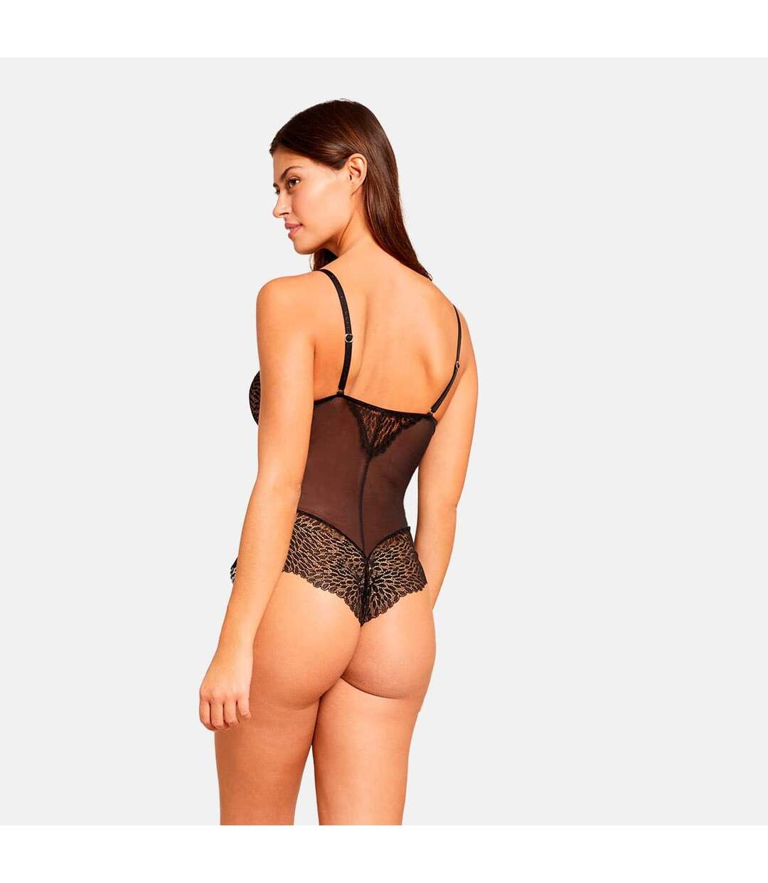 Body tanga noir Yasmine