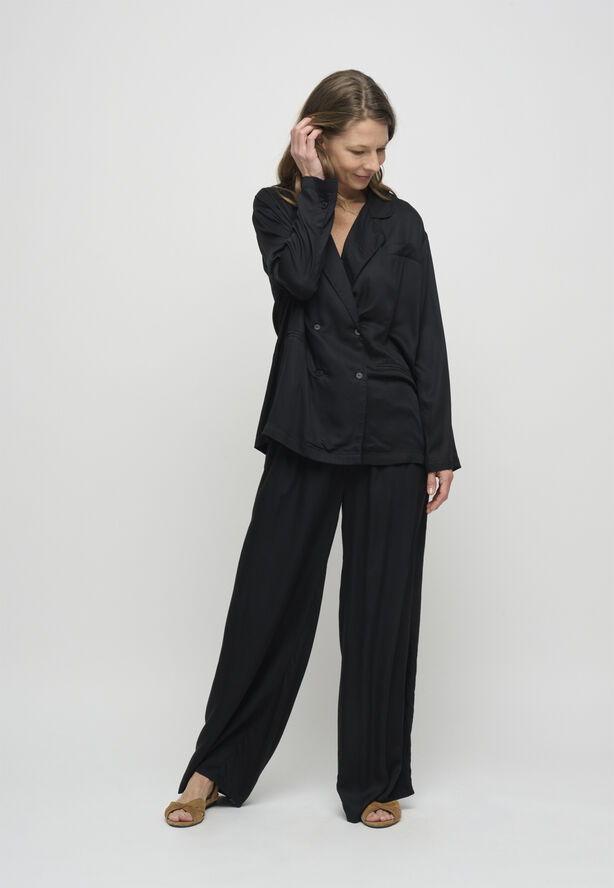 Moshi Moshi Mind sea pants silky Black