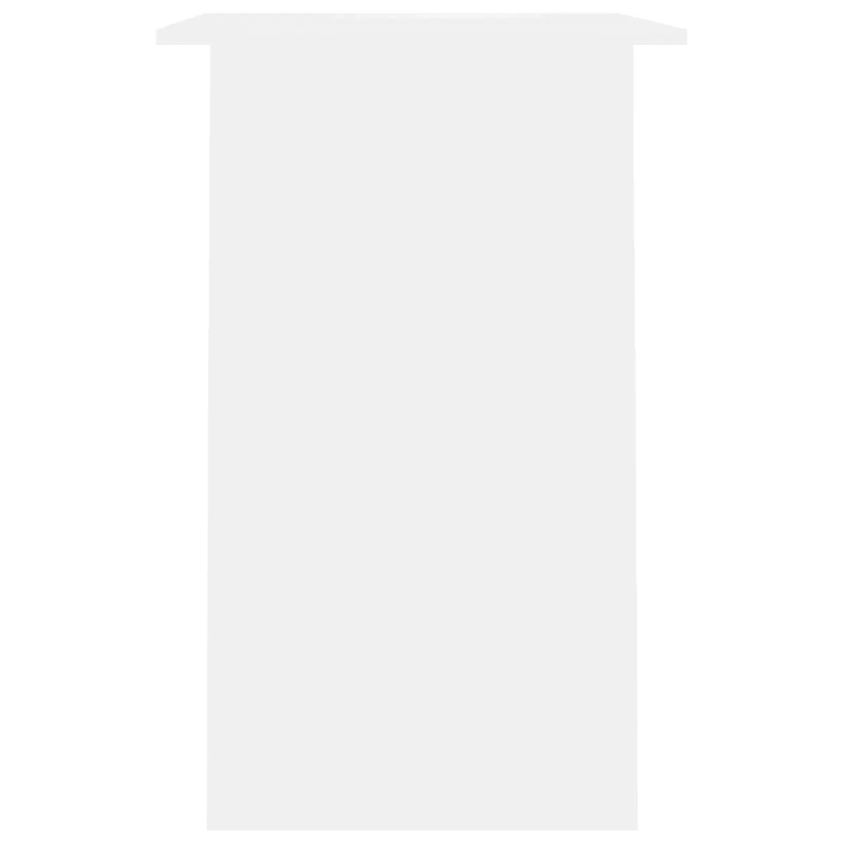 Bureau informatique helloshop26 - Blanc 90x50x74 cm