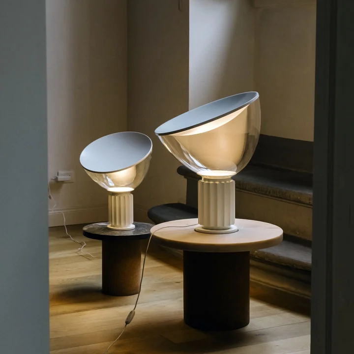Flos - Taccia LED Tischleuchte , weiss matt