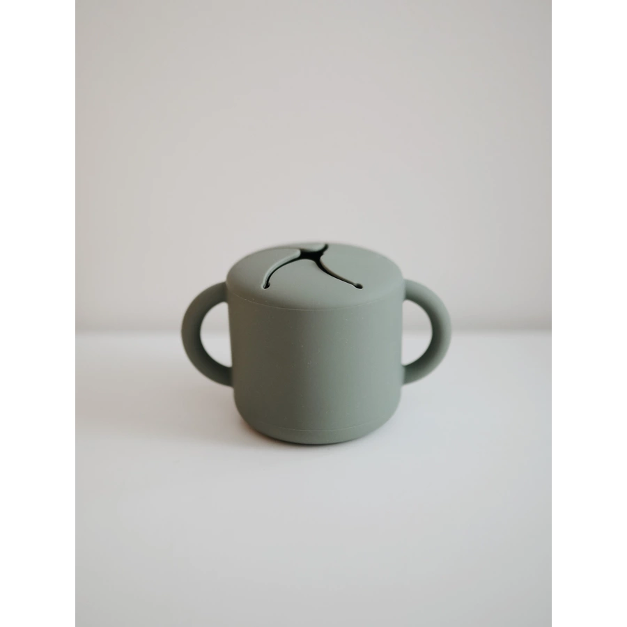 mushie Snackbecher Cambridge Blue