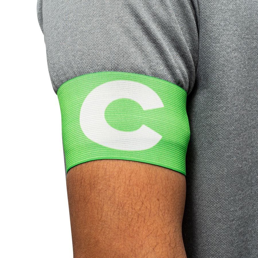 Unisport Brassard de Capitaine - Vert/Blanc