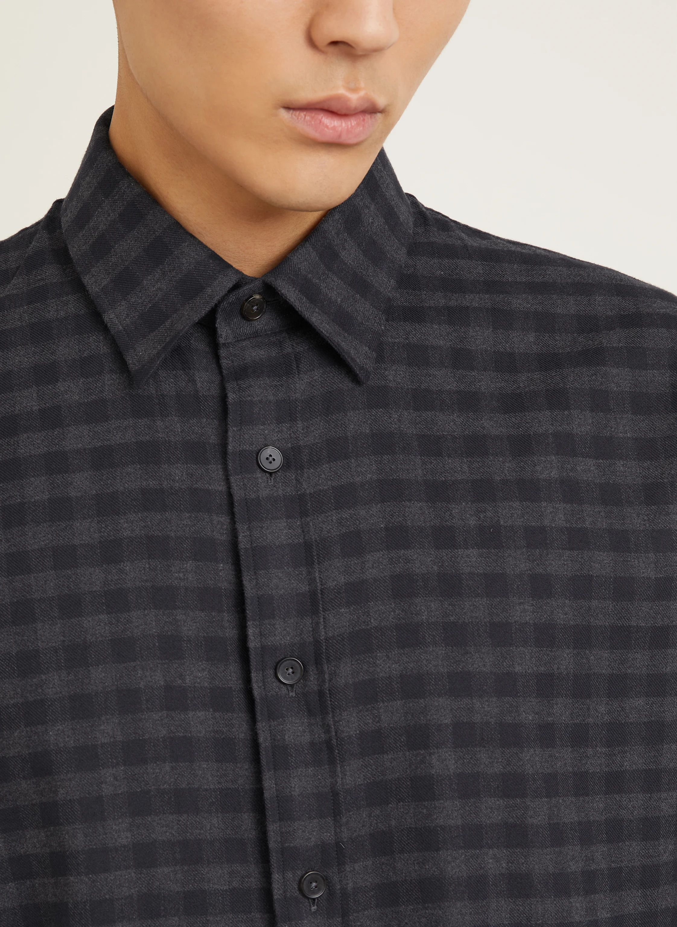 ZEGNA Flanellhemd Regular Fit
