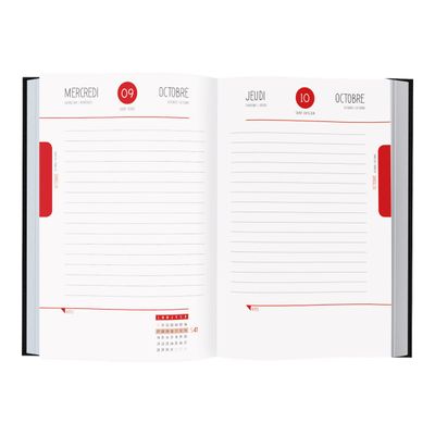 Agenda Kaporal Girl - 1 jour par page - 12,5 x 17,5 cm - Oberthur