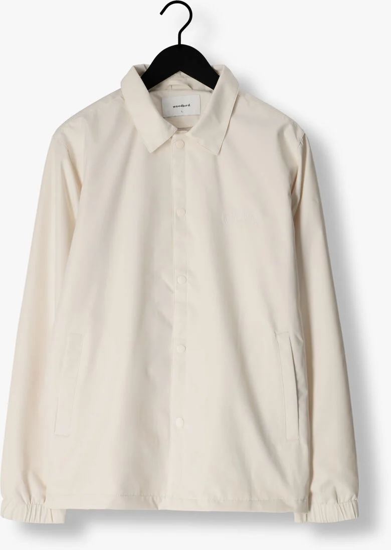 WOODBIRD gebroken wit woodbird jack frane coach jacket