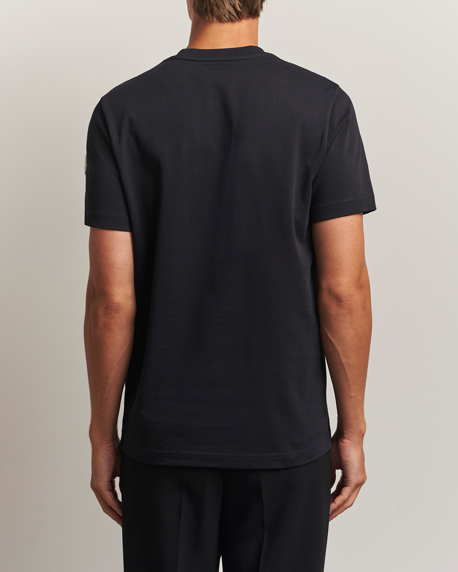 Moncler Patch Logo T-Shirt Navy