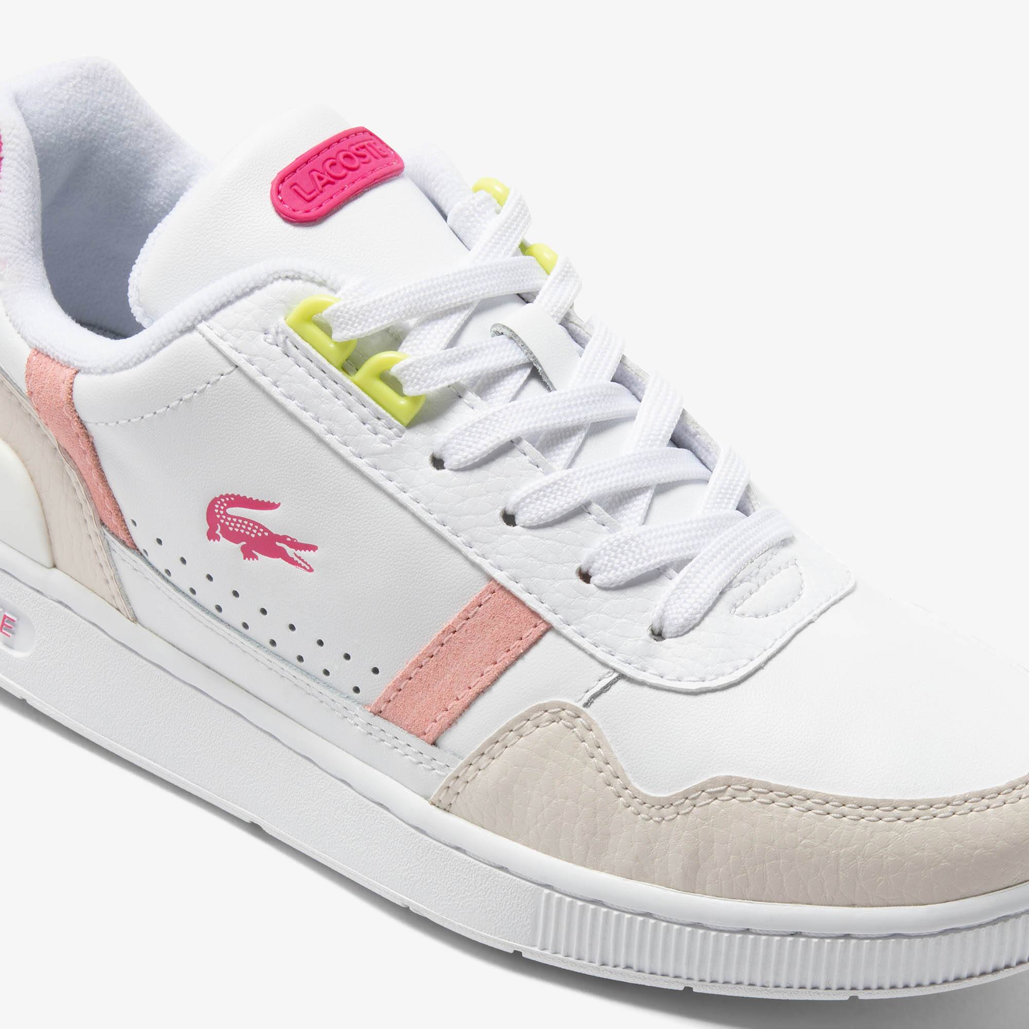 Sneakers T-Clip femme en cuir Sneakers - Blanc - Lacoste - Femme
