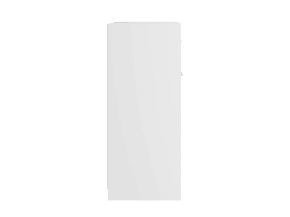 Armoire de salle de bain blanc 60x33x80 cm bois d’ingénierie