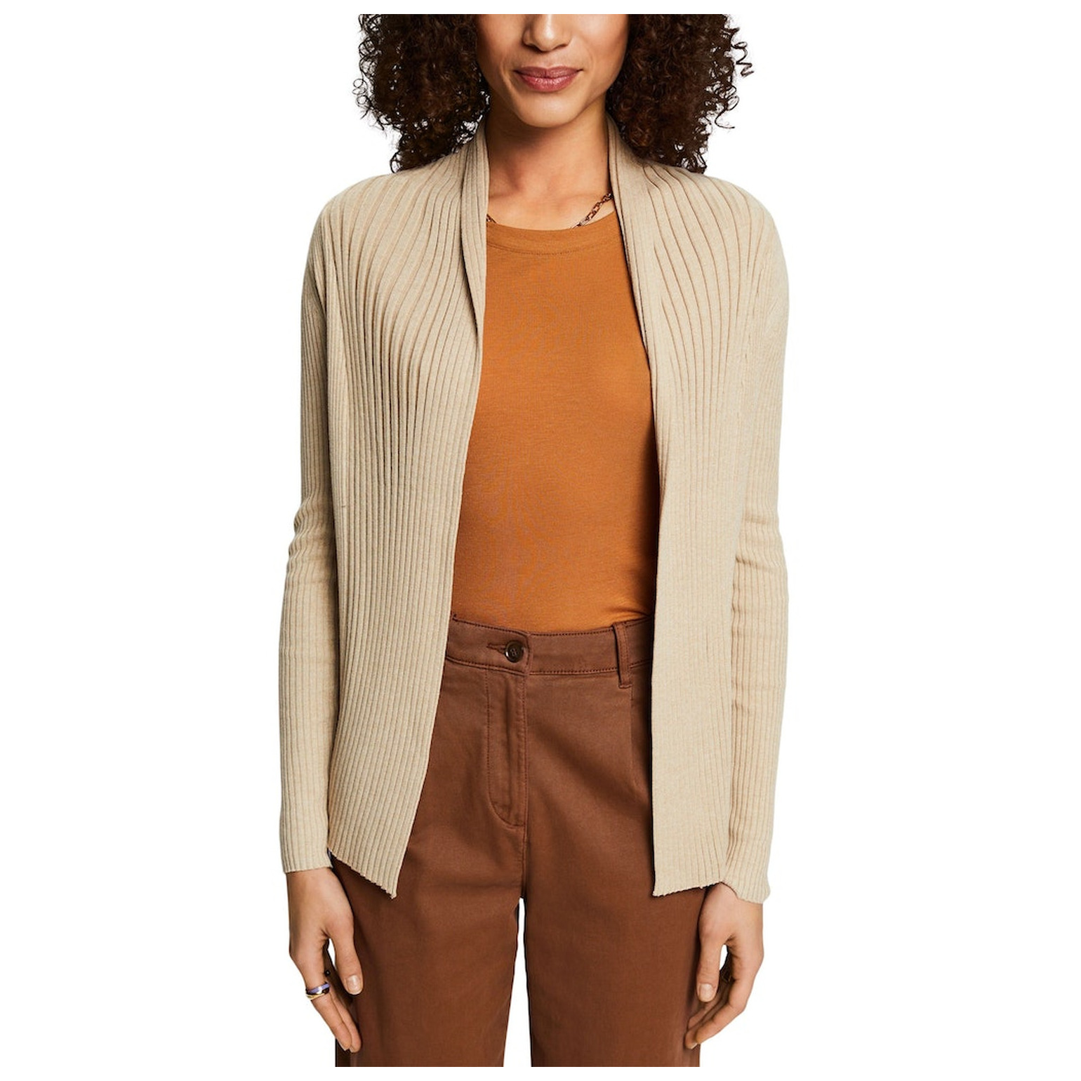 ESPRIT SUS rib cardi