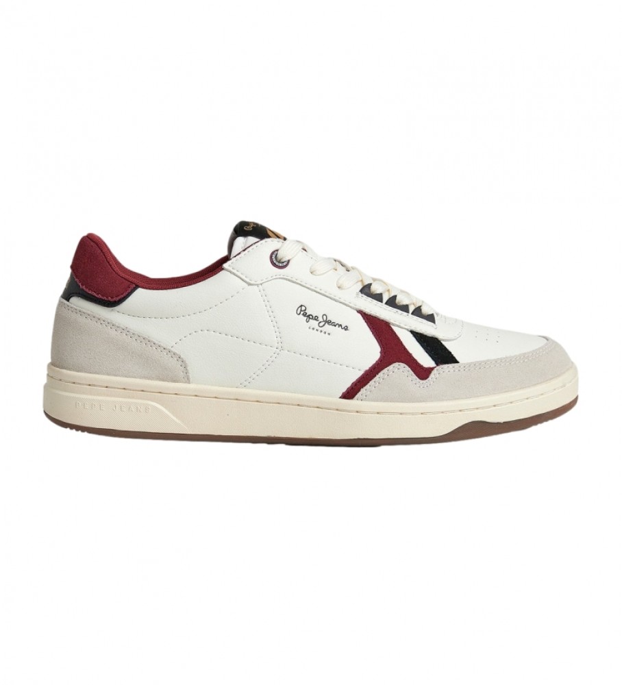 Tênis Pepe Jeans Kore Vintage de Couro Branco