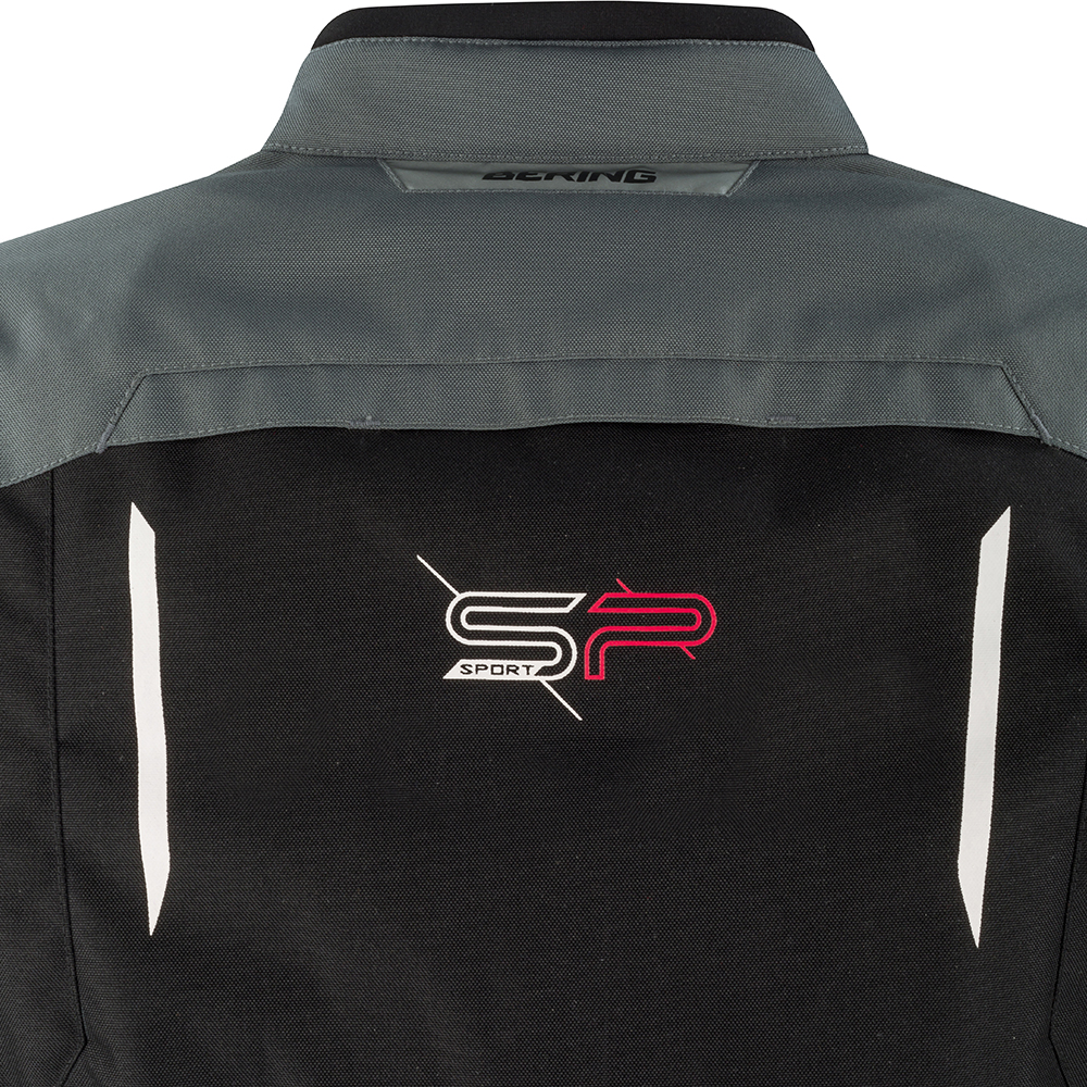 Bering - Blouson Gang Gris / Noir / Rouge
