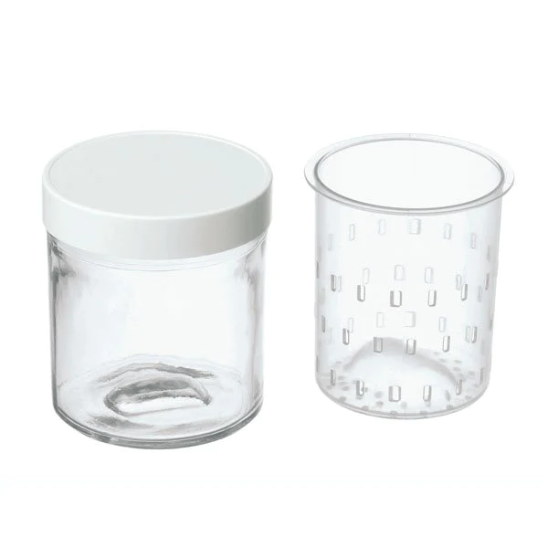 2 pots faisselles avec égouttoirs 250 ml YM402E Cuisinart