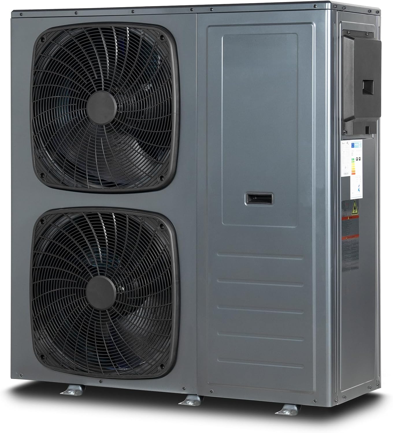 Smad R290 A+++ Inverter Luft Wärmepumpe, 16KW, COP 4.92, Warmwasser, Kühlung, Heizung, monoblock, Wifi, 220-240V 50Hz, Frostschutz, elektrische Zusatzheizung, Silent-Modus