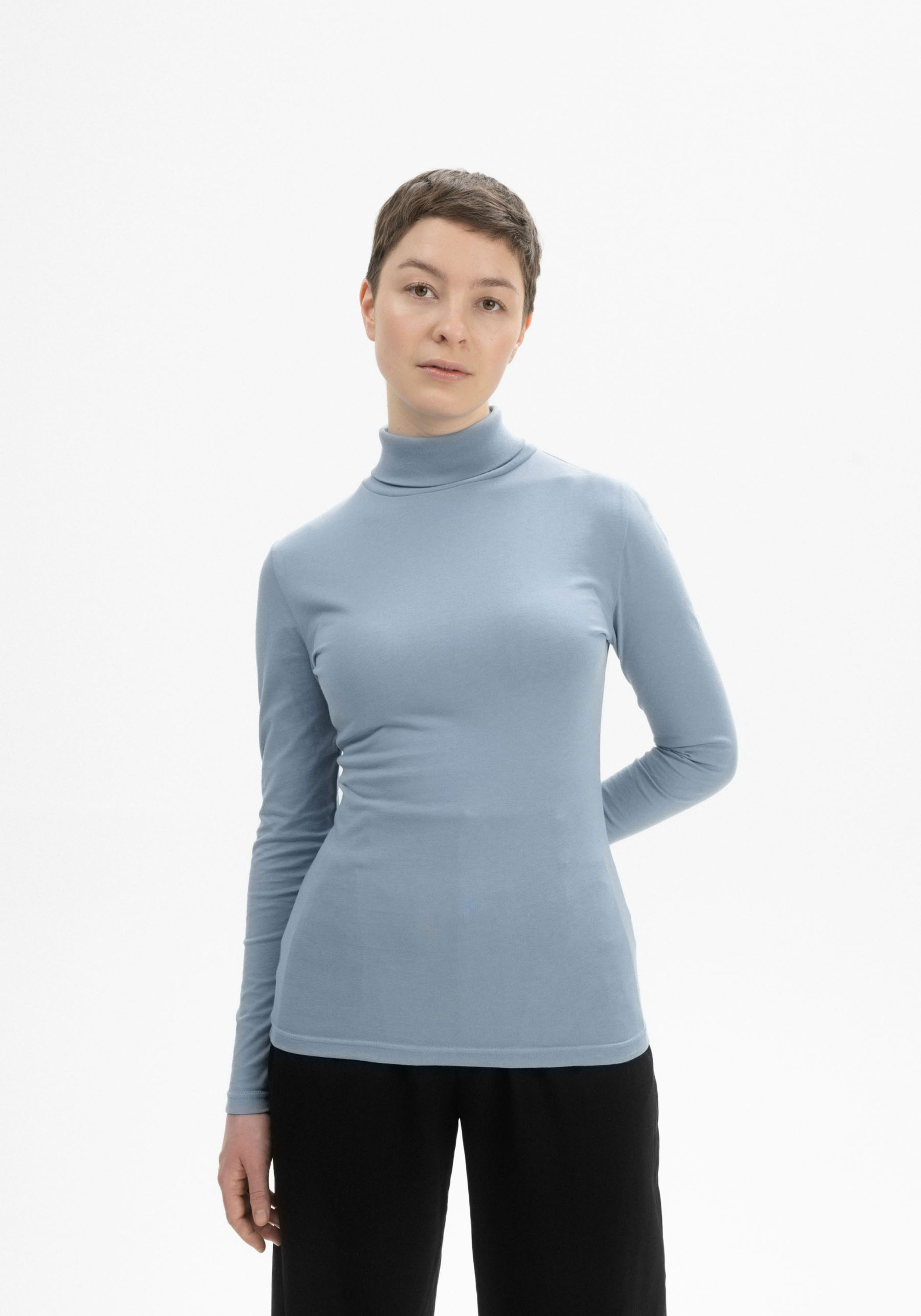 Mela Turtleneck Longsleeve Anchal Dusk Blue