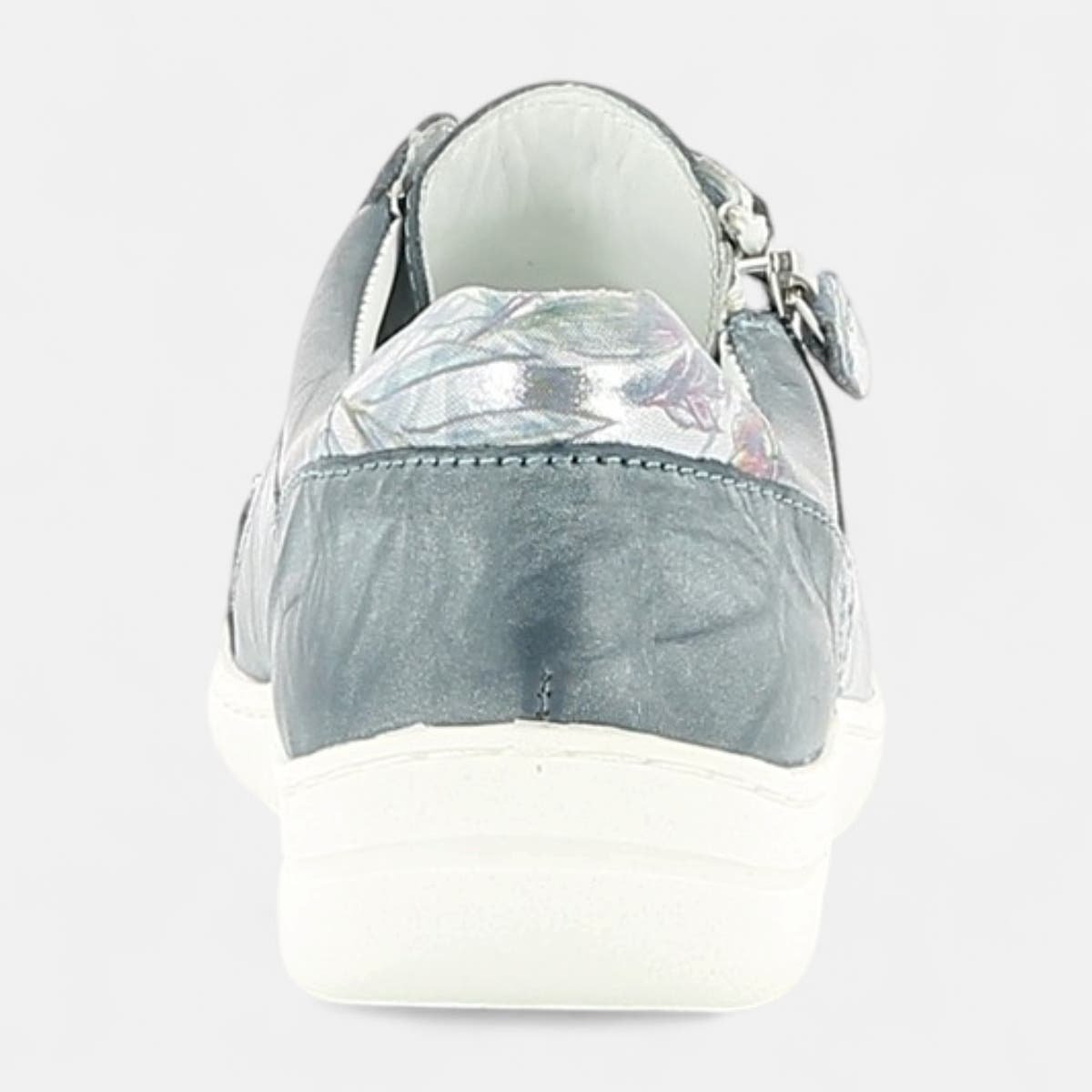 Baskets basses Femme en cuir bleu marine