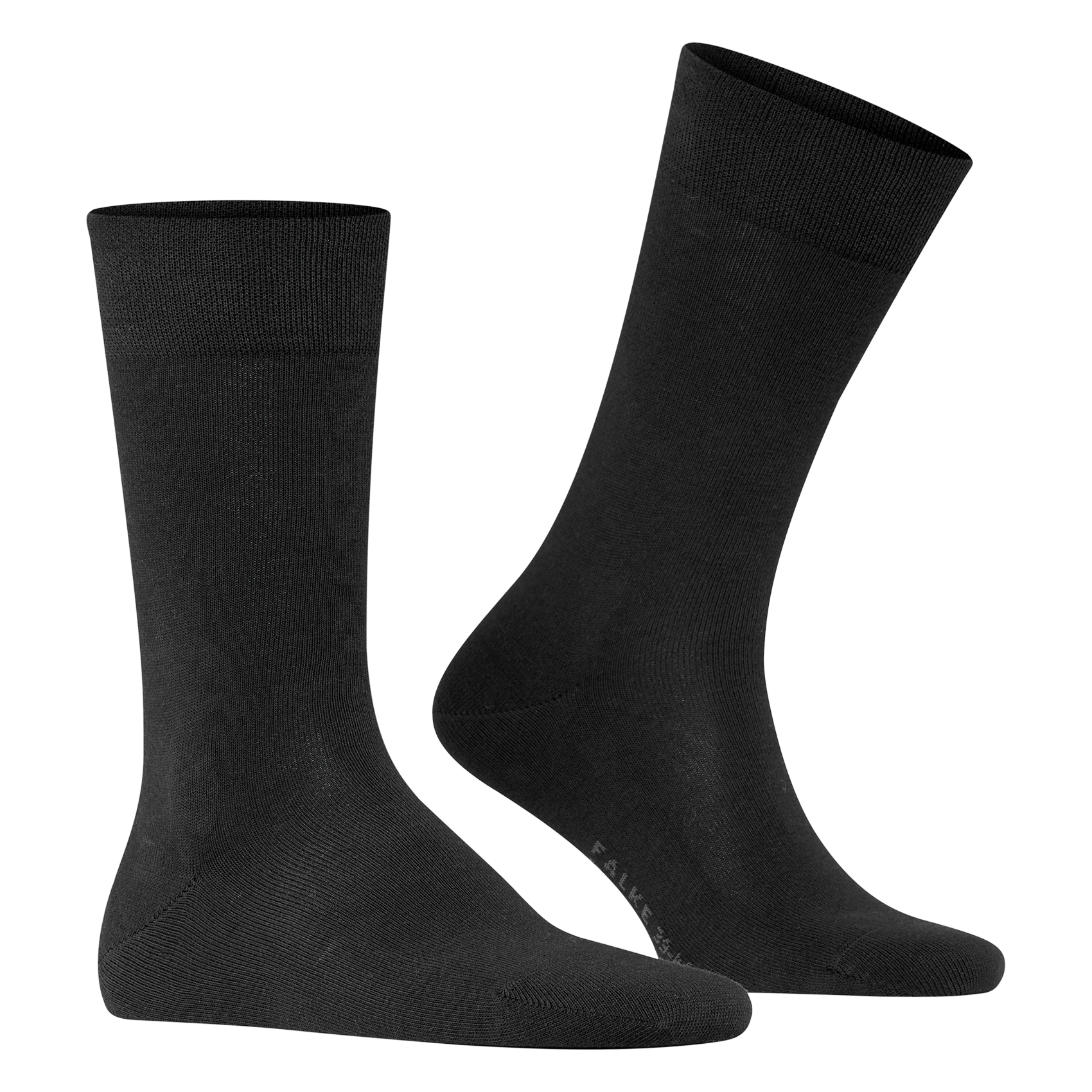Chaussettes hautes en coton mélangé | Noir