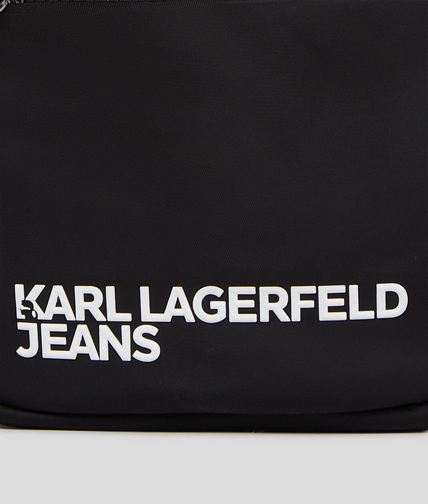 SAC BANDOULIÈRE EN NYLON AVEC LOGO KLJ - Noir