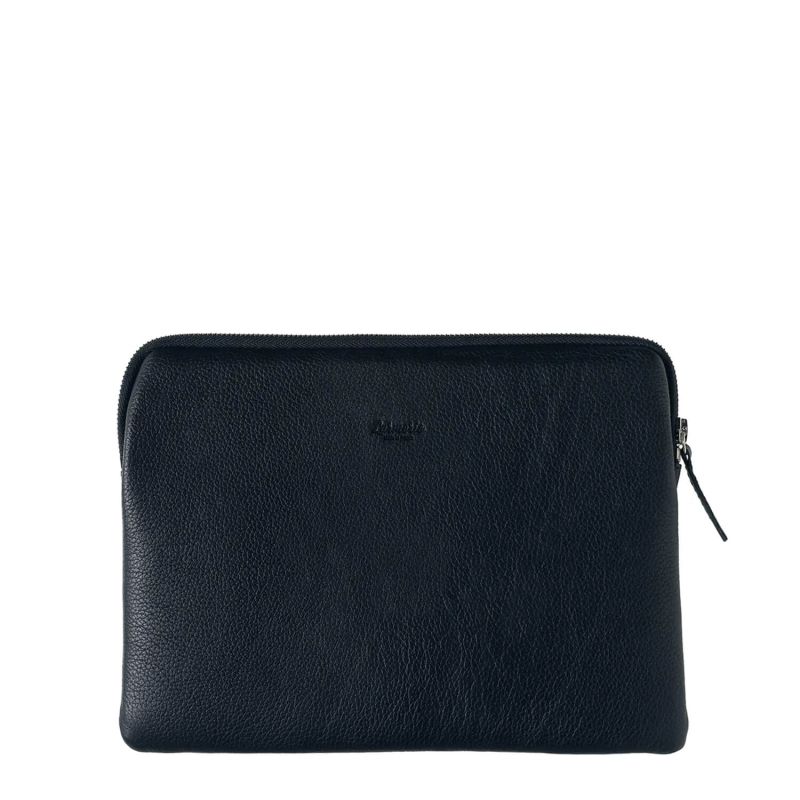 Pochette pour Ipad Guillaume Cuir grainé Lune bleue